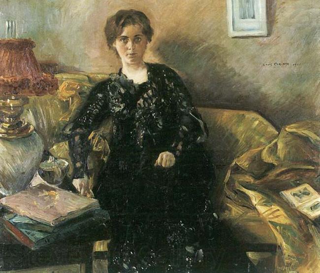 Lovis Corinth Portrat Frau Korfiz Holm France oil painting art